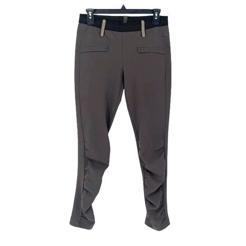 High by Claire Campbell Tech High Everyday Couture Womens Ruched Pull-on Pants G